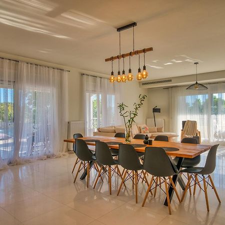 Blue Sky Villa In Crete Epano Vathia エクステリア 写真