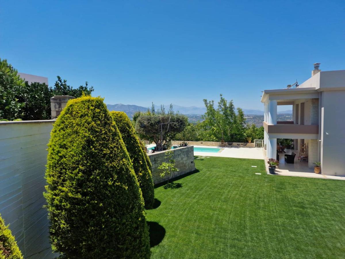 Blue Sky Villa In Crete Epano Vathia エクステリア 写真