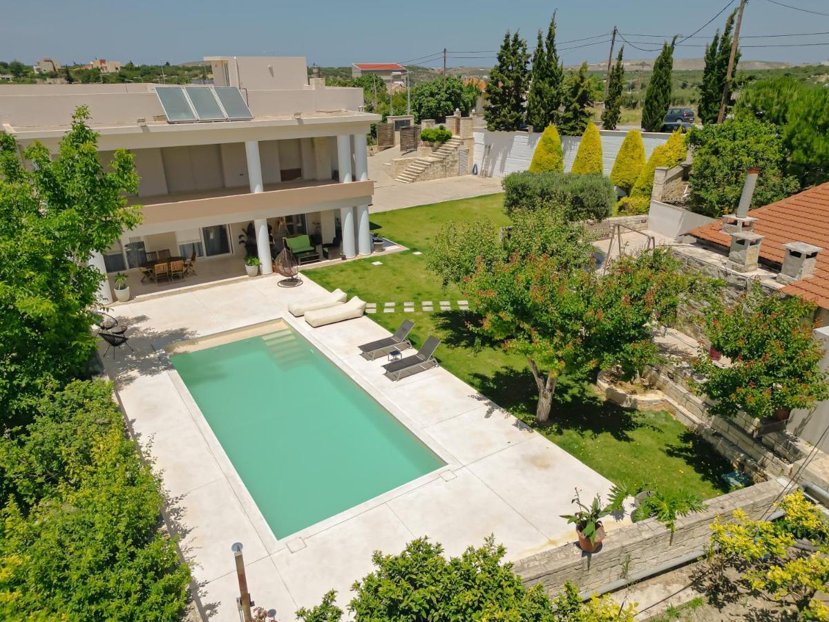 Blue Sky Villa In Crete Epano Vathia エクステリア 写真