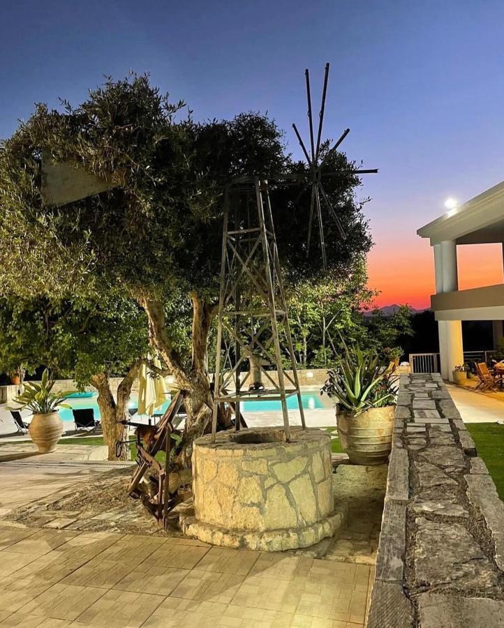 Blue Sky Villa In Crete Epano Vathia エクステリア 写真