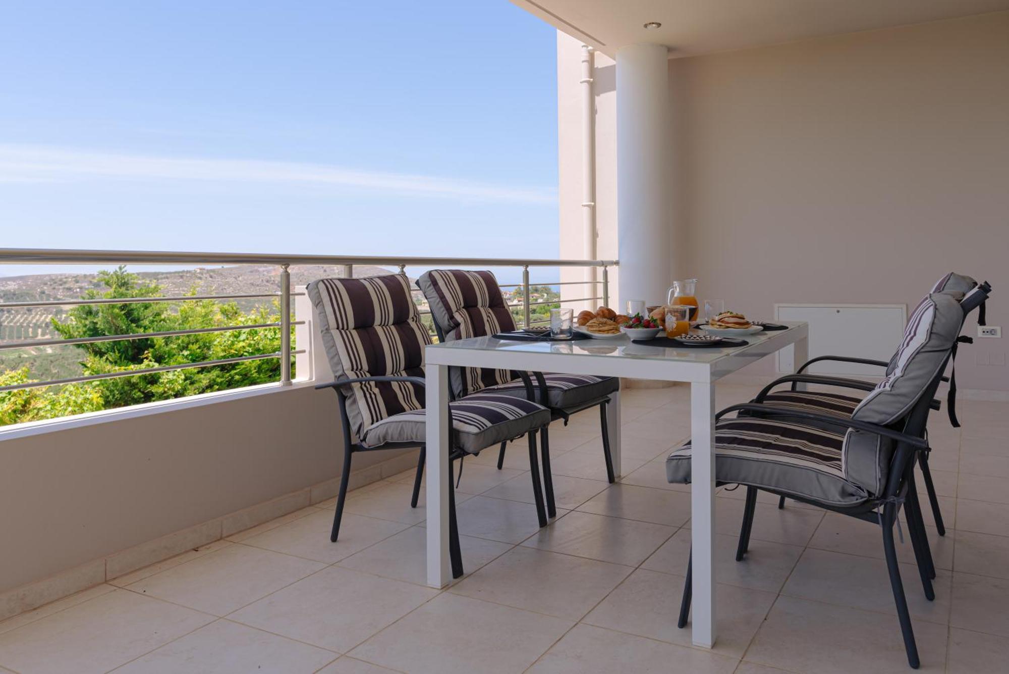 Blue Sky Villa In Crete Epano Vathia エクステリア 写真