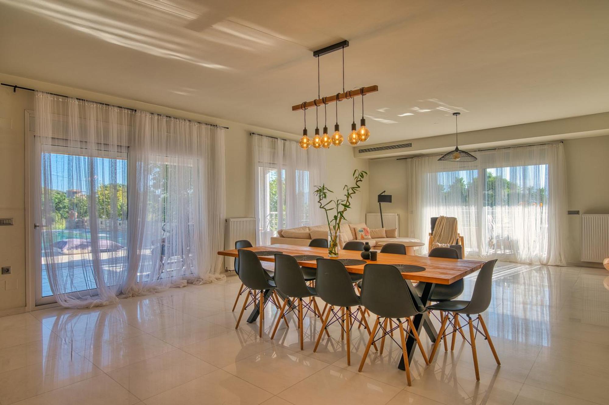 Blue Sky Villa In Crete Epano Vathia エクステリア 写真