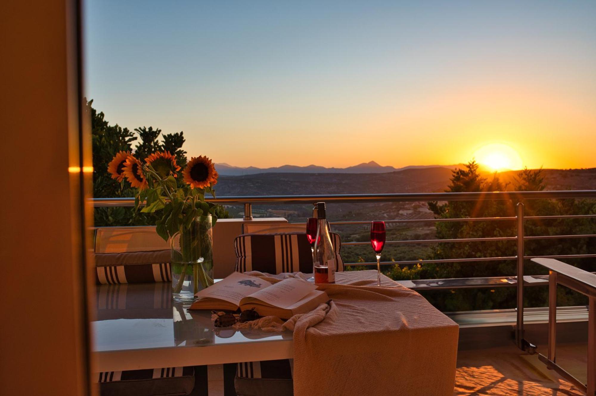 Blue Sky Villa In Crete Epano Vathia エクステリア 写真