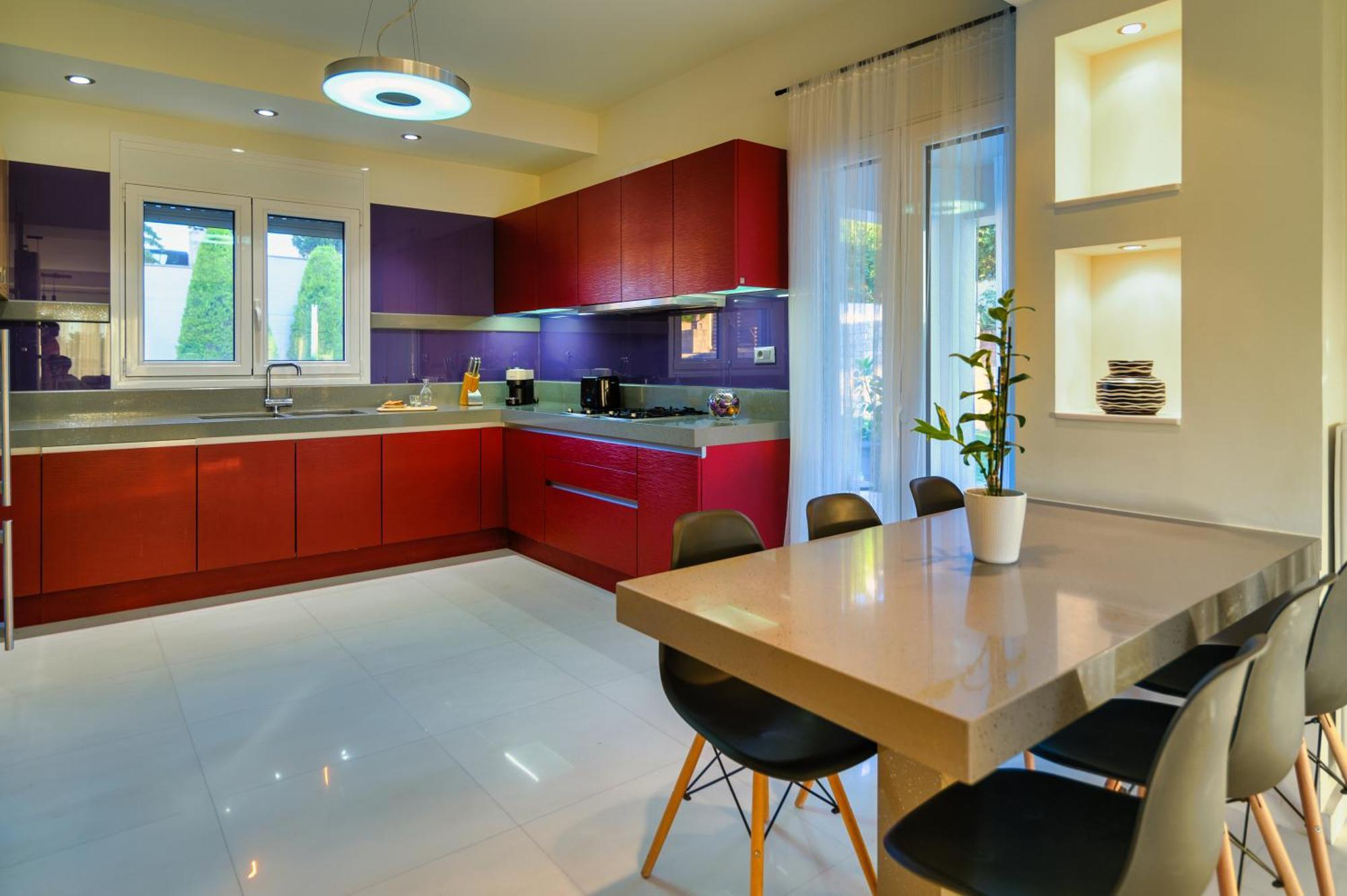 Blue Sky Villa In Crete Epano Vathia エクステリア 写真