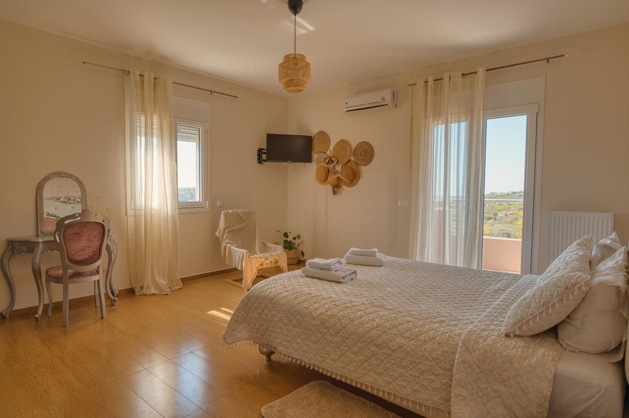 Blue Sky Villa In Crete Epano Vathia エクステリア 写真